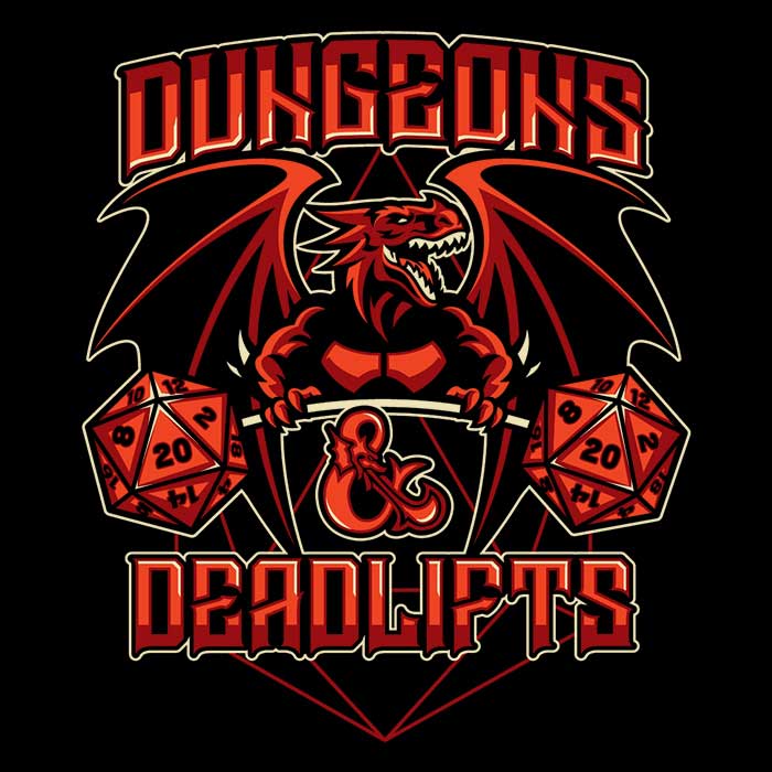 Dungeons and Deadlifts Men's and Women's Comfortable Tank Tops