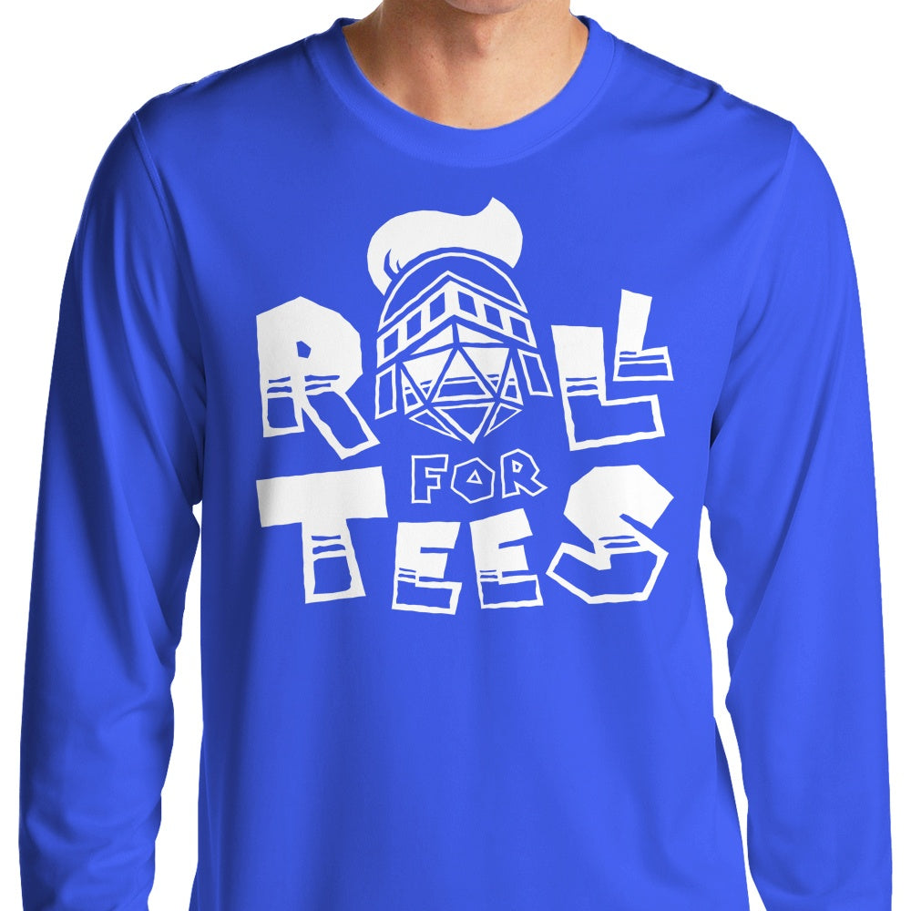 Long Sleeve 'Roll for Tees' T-Shirt by Teesgeex