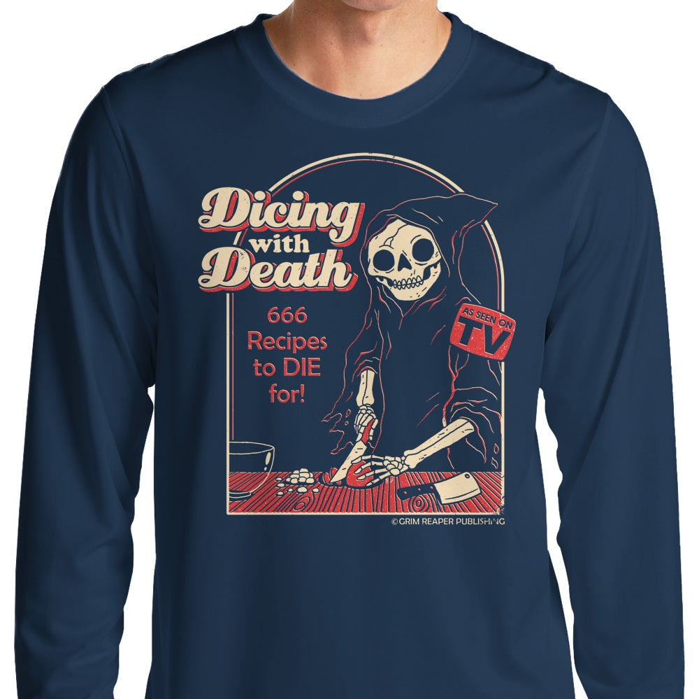 DinoMike's 'Dicing with Death' Long Sleeve Comfortable T-Shirt