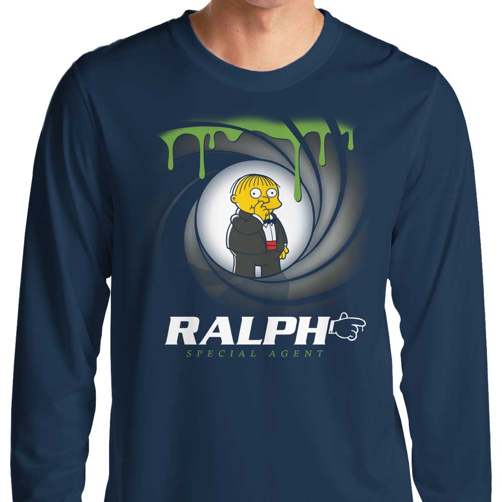 Long Sleeve 'Special Agent Ralph' T - Shirt for All Sizes