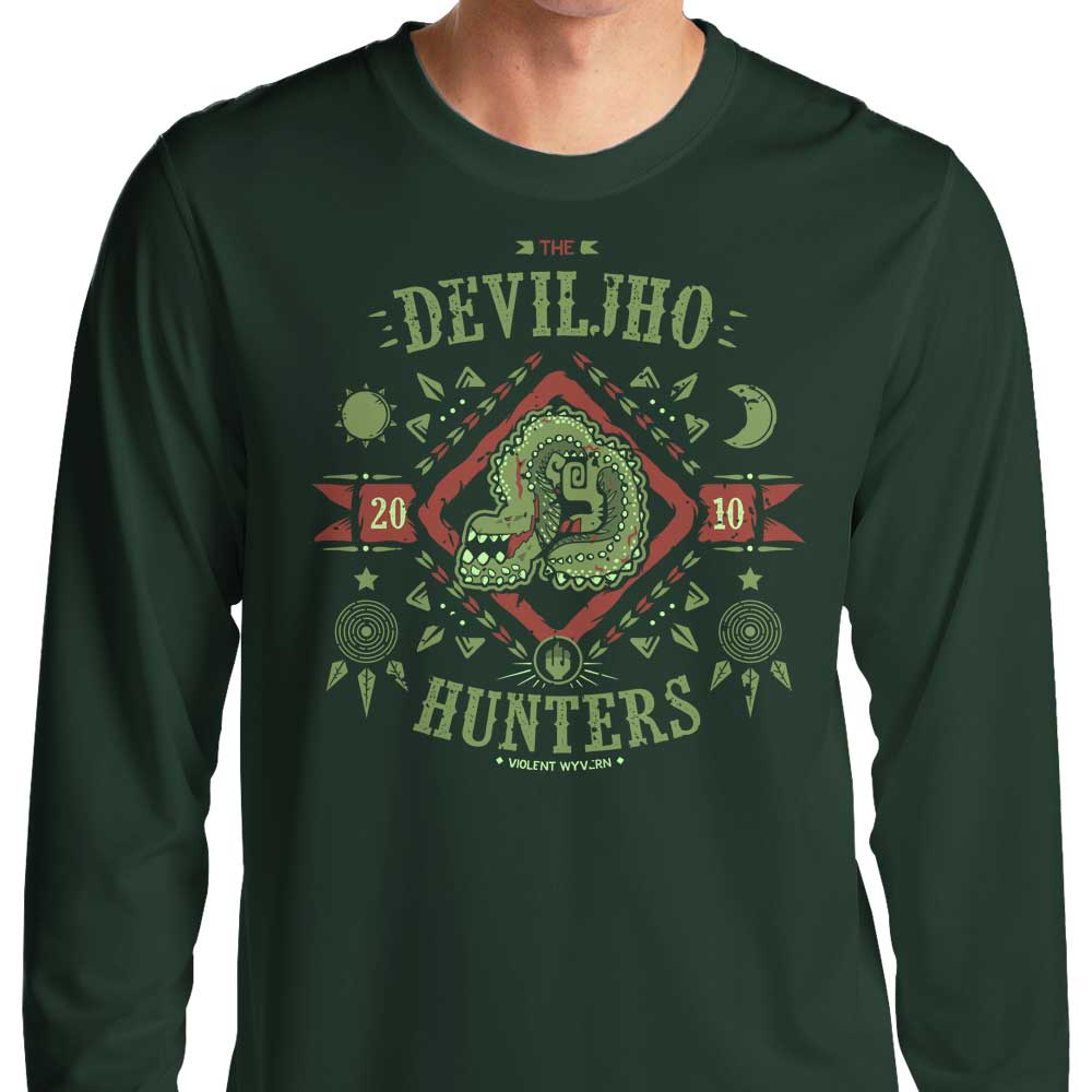 Soulkr's Deviljho Hunters Long - Sleeve Comfortable T - Shirt
