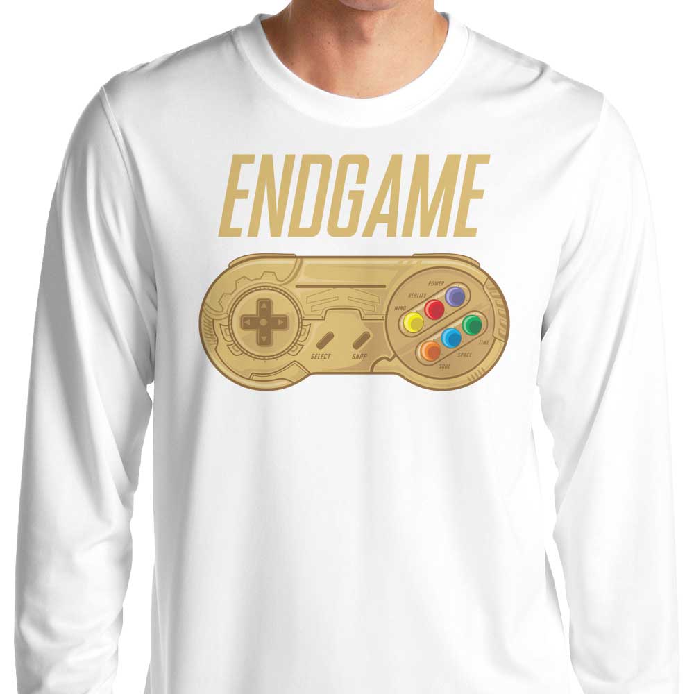 The Infinite Gaming Controller Inspired Long Sleeve Crewneck T - Shirt