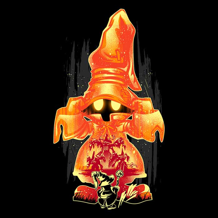 Hypertwenty's Black Wizard Long - Sleeve Crewneck T - Shirt in S to 4XL Sizes