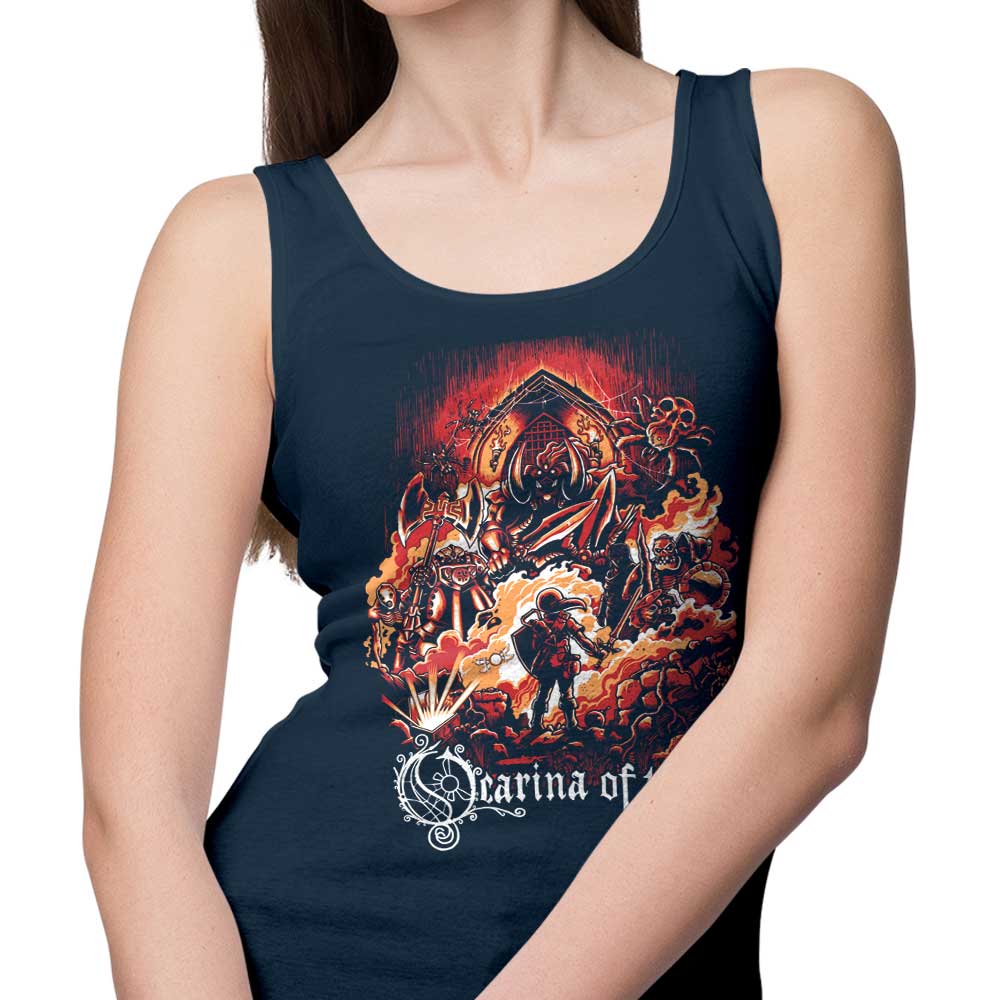 Legendary Ocarina Inspired Tank Top by Dracula Byte