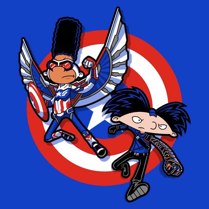 Captain Tallhair and Football Soldier Men's and Women's Unisex Stylish Tank Tops
