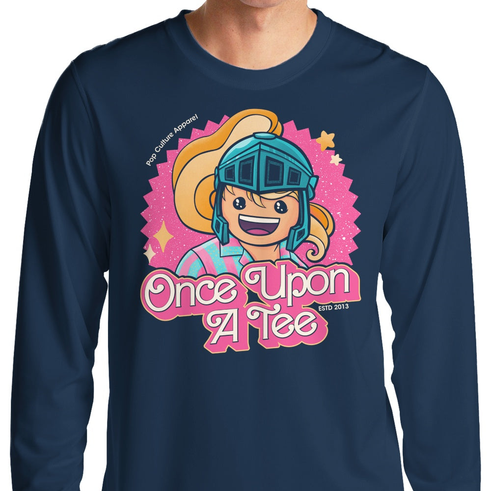 Malibu Teerion Long Sleeve Crewneck T-Shirt in 80/20 Cotton/Poly Blend