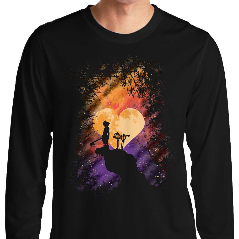 Heart of Gold Long Sleeve Crewneck T-Shirt by Daletheskater