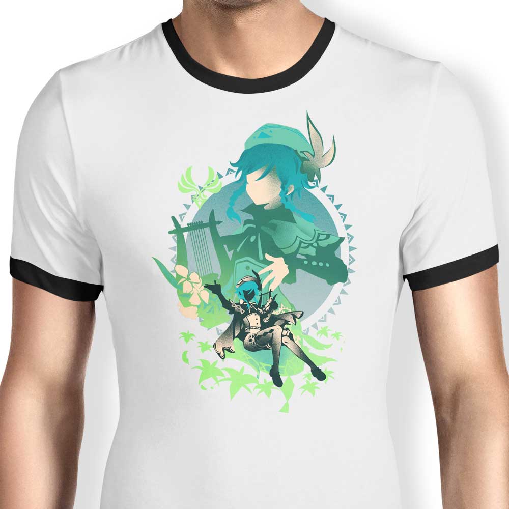 Windborne Bard Venti - Stylish Men's Ringer Cotton T-Shirt