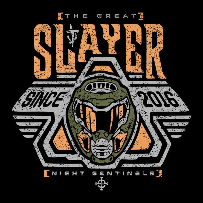 Comfortable Space Slayer Marine Unisex and Women's Tank Tops