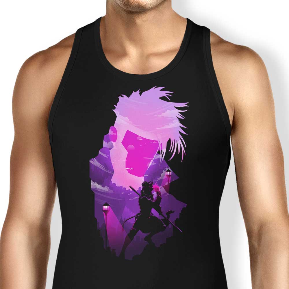 Donnie Illustrations' Kinetic Landscape Design Men's and Women's Unisex Stylish Tank Tops