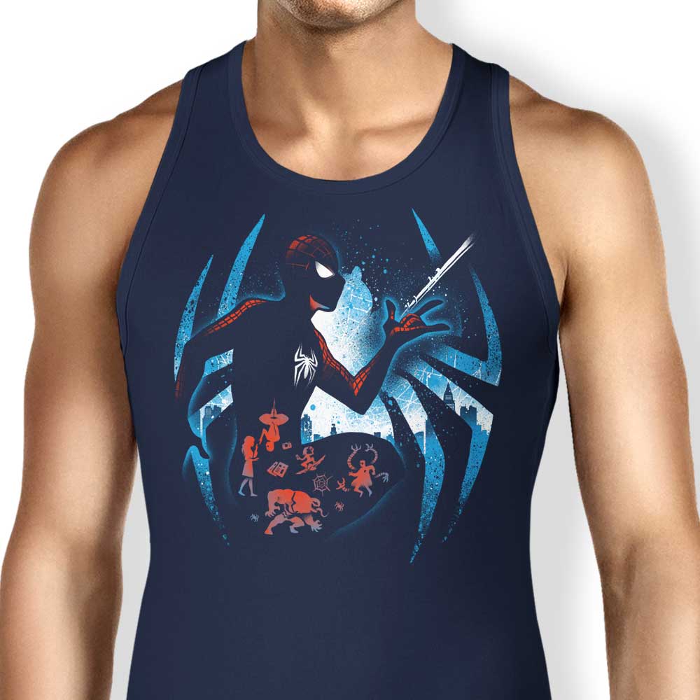 Alemaglia's Spider-Inspired Tank Top for an Adventurous Look