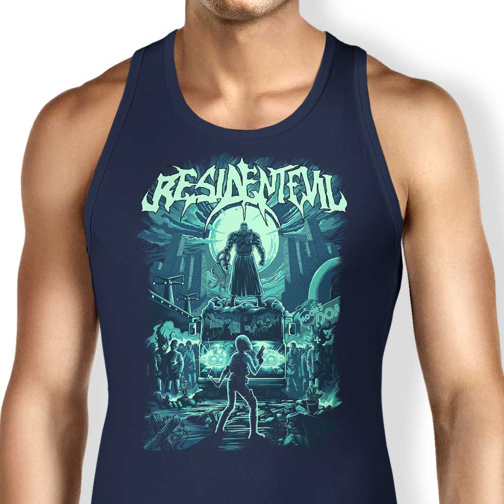 Stylish Nemesis City Tank Top from Dracula Byte