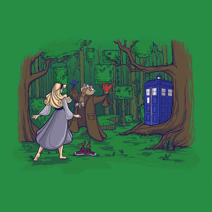 Men's 'Once Upon a Dream' Comfortable Ringer T-Shirt in S - 4XL Sizes