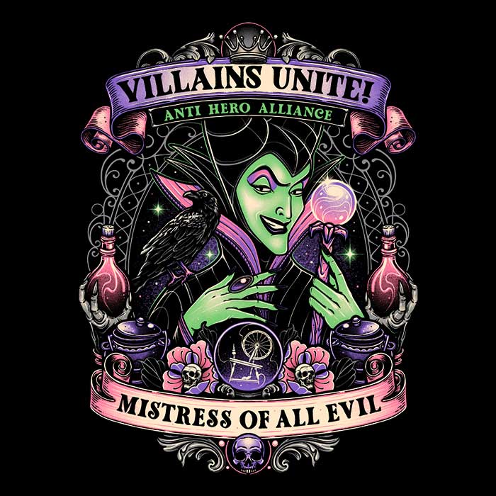 Evil Mistress Themed Men's Ringer Style T-Shirt