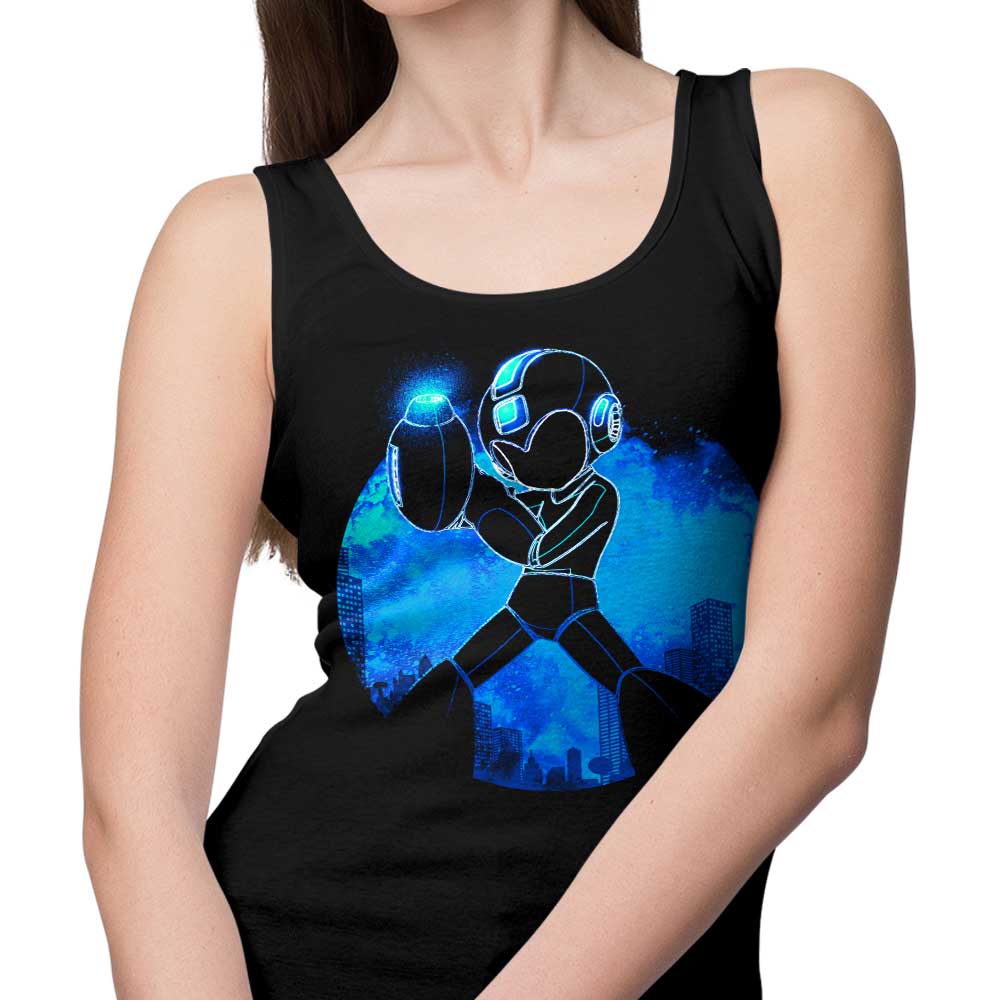 Blue Orb - Style Bomber Tank Top