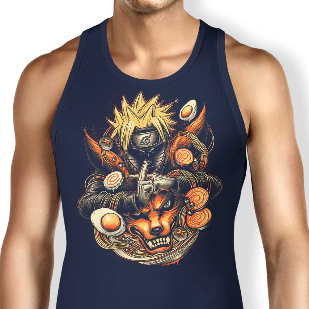 The Mighty Power of Ramen-themed Tank Top