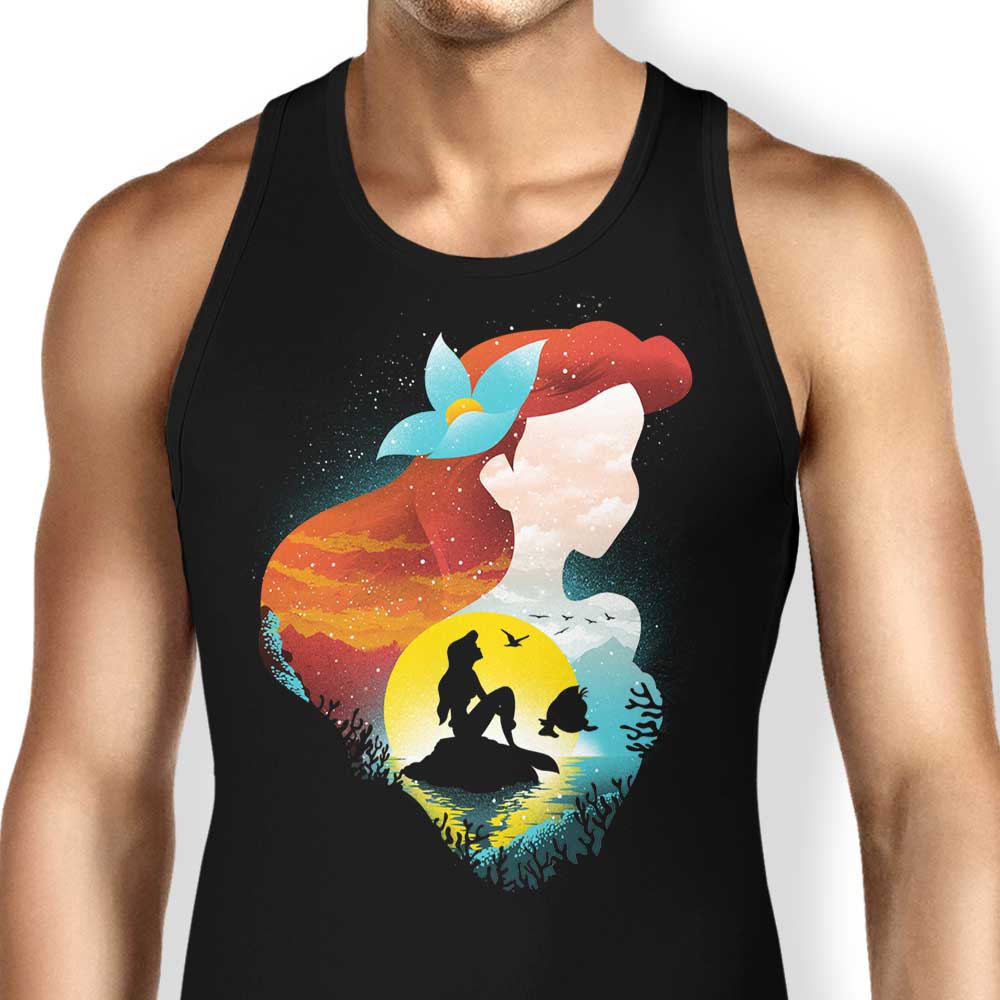 Sea Princess Inspired Silhouette Tank Top for Women