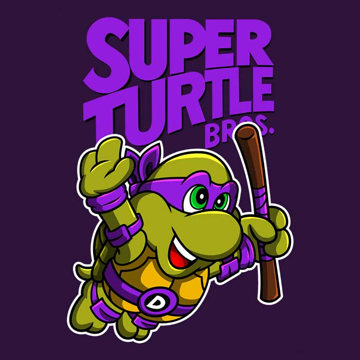 Punksthetic Super Donnie Bros Men's Stylish Ringer T-Shirt in S - 4XL Sizes
