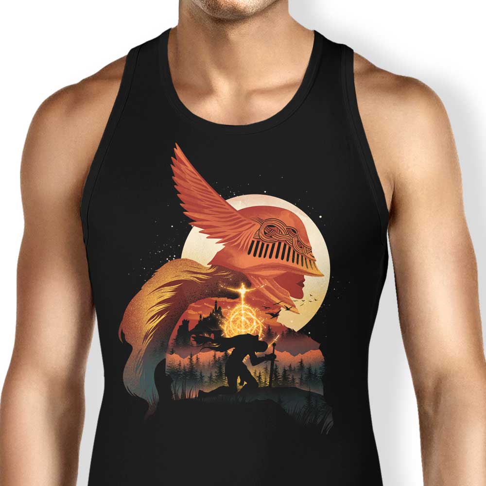 Vintage - style Tarnished Warrior Tank Top for Fashion - forward Fans