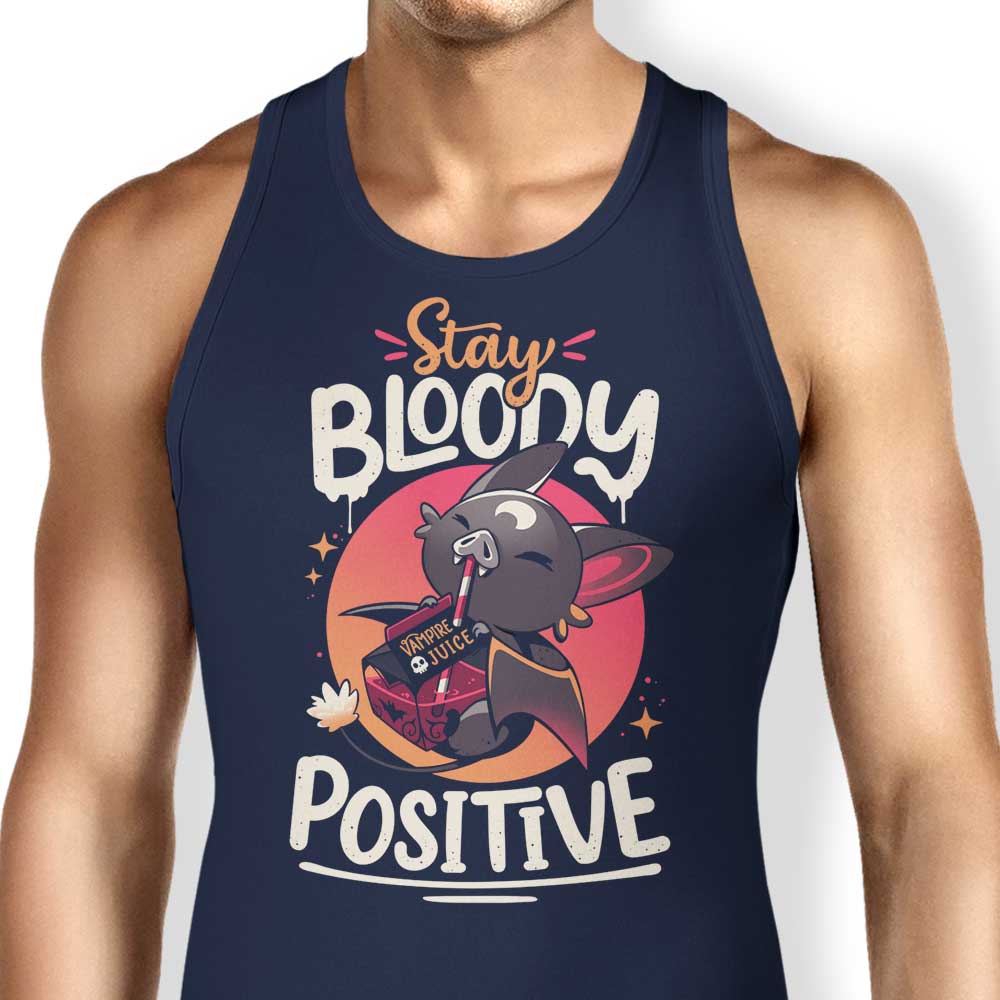 Stay Bloody Positive Comfortable Cotton Tank Top for Men and Women