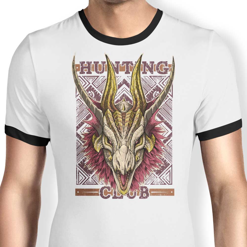 Adam Works Hunting Club Malzeno Men's Comfortable Ringer T - Shirt, S to 4XL Sizes
