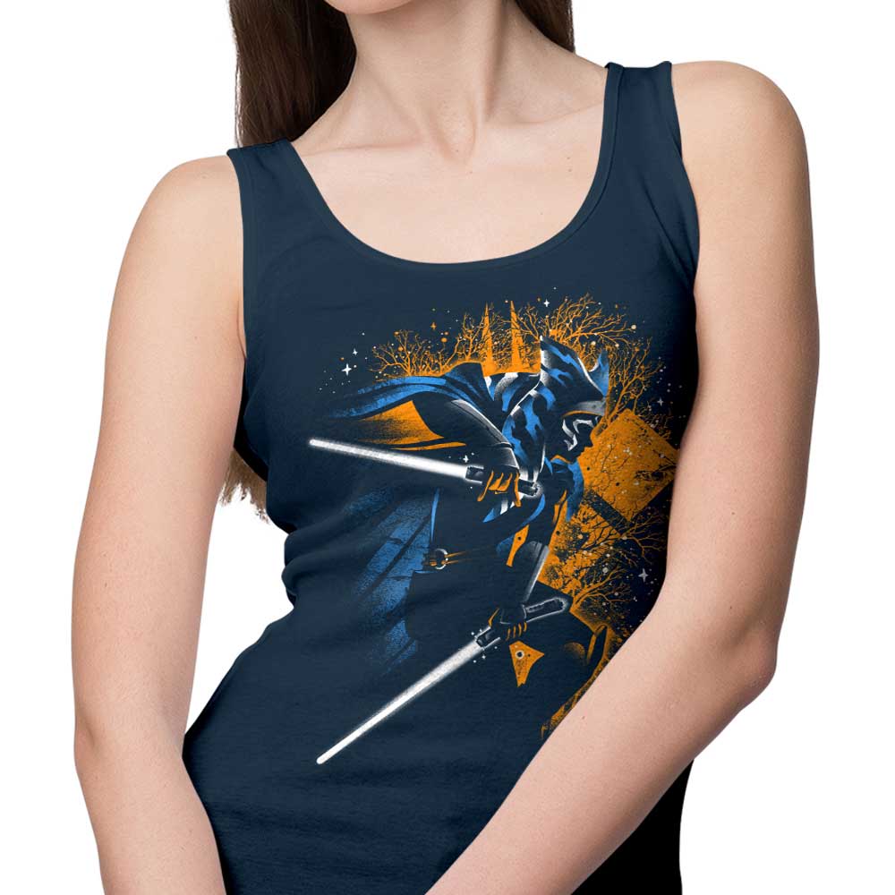 Alemaglia Twin White Blades Stylish Tank Top