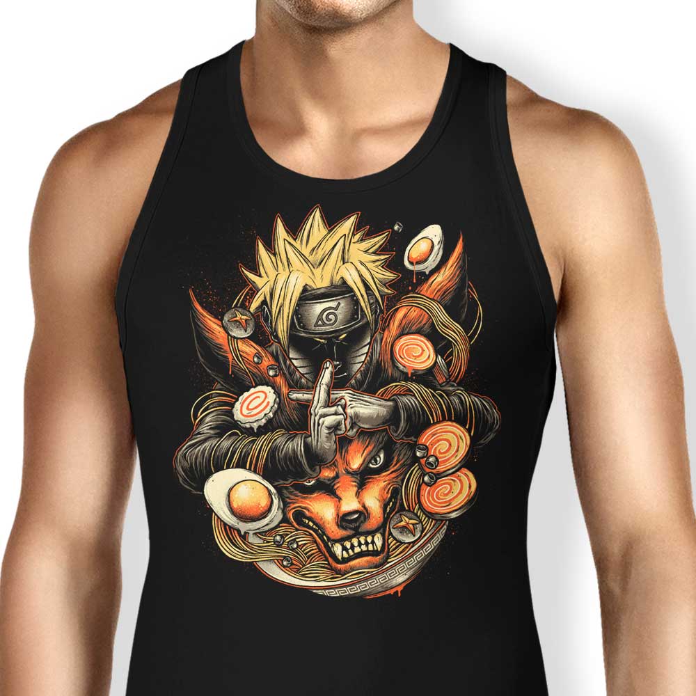 The Mighty Power of Ramen-themed Tank Top