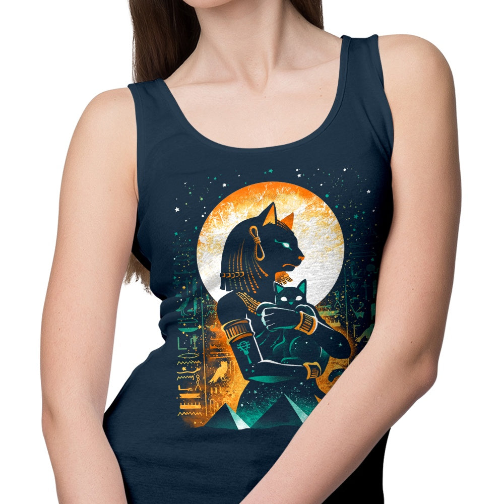 Cat Goddess-Themed Fashionable Tank Top