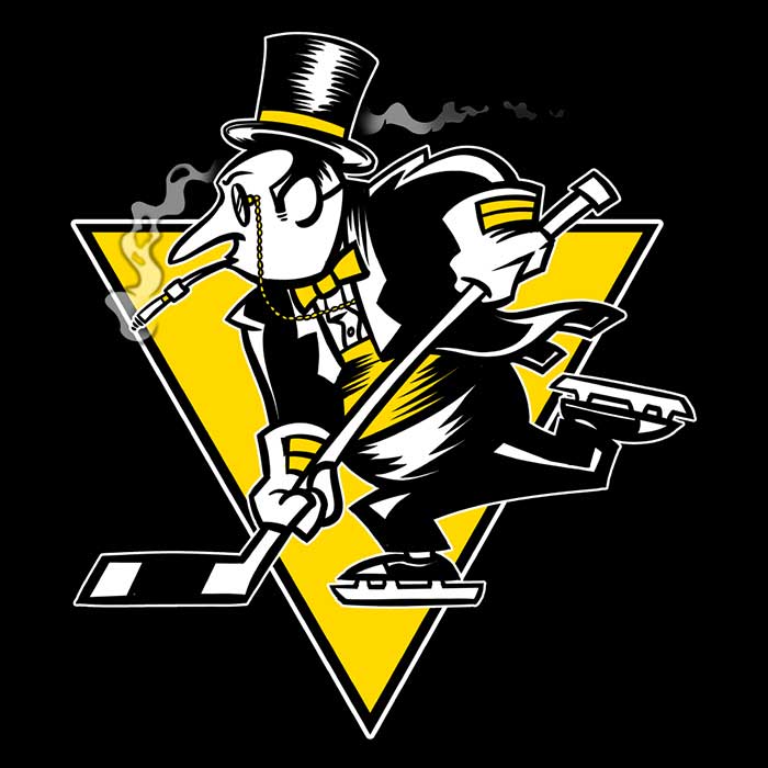 Awesome 'Go Pens Go!' Ringer T - Shirt by Poopsmoothie