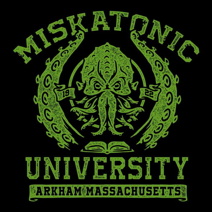 Comfortable Miskatonic University Branded Tank Tops for Men and Women