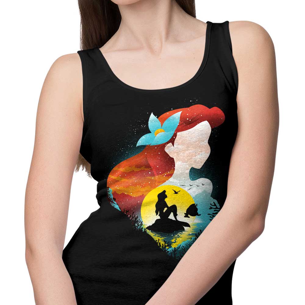Sea Princess Inspired Silhouette Tank Top for Women