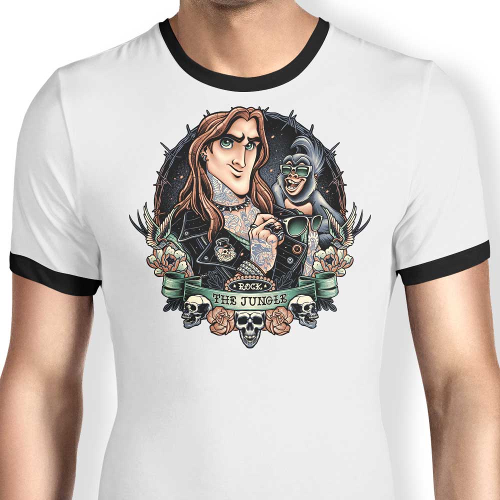 Save the Jungle - Men's Classic Ringer Cotton T-Shirt