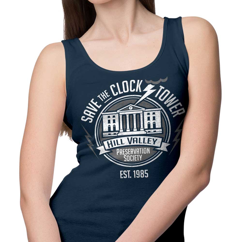 Save the Clock Tower Design - Stylish Men's and Women's Tank Top