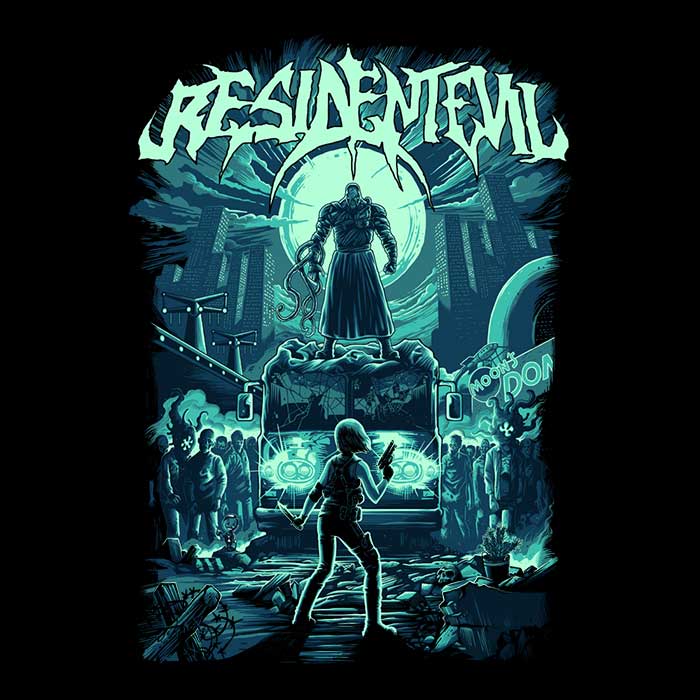 Stylish Nemesis City Tank Top from Dracula Byte
