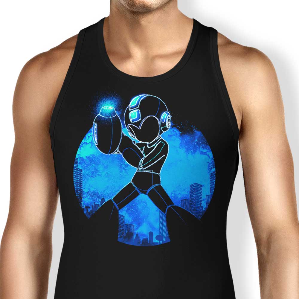 Blue Orb - Style Bomber Tank Top