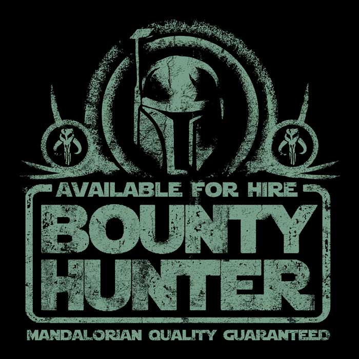 FanFreak's 'Bounty Hunter for Hire' Men's and Women's Comfortable Tank Tops