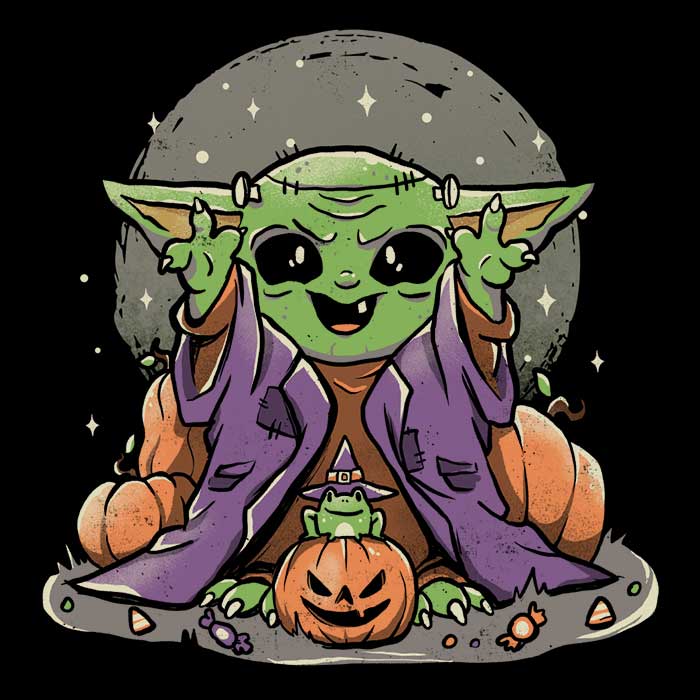 Edu.ely's Spooky Force Men's Ringer T-Shirt in S - 4XL Sizes