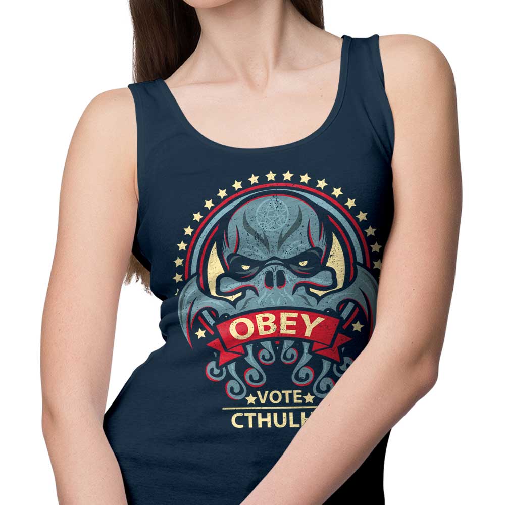 Vote Cthulhu Comfortable and Lightweight Tank Top for Men and Women