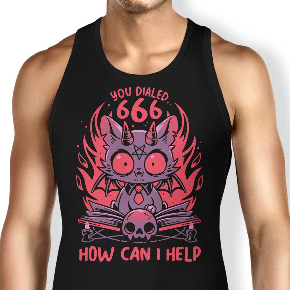 Stylish Snouleaf Satanic Support Cat Tank Top for Fashion Lovers