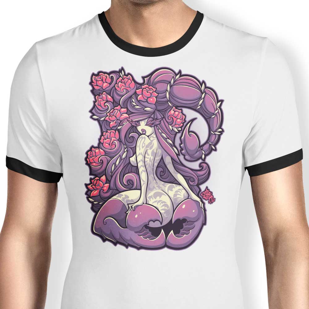 Jehsee Men's Scorpio Style 100% Cotton Ringer T - Shirt in S to 4XL Sizes