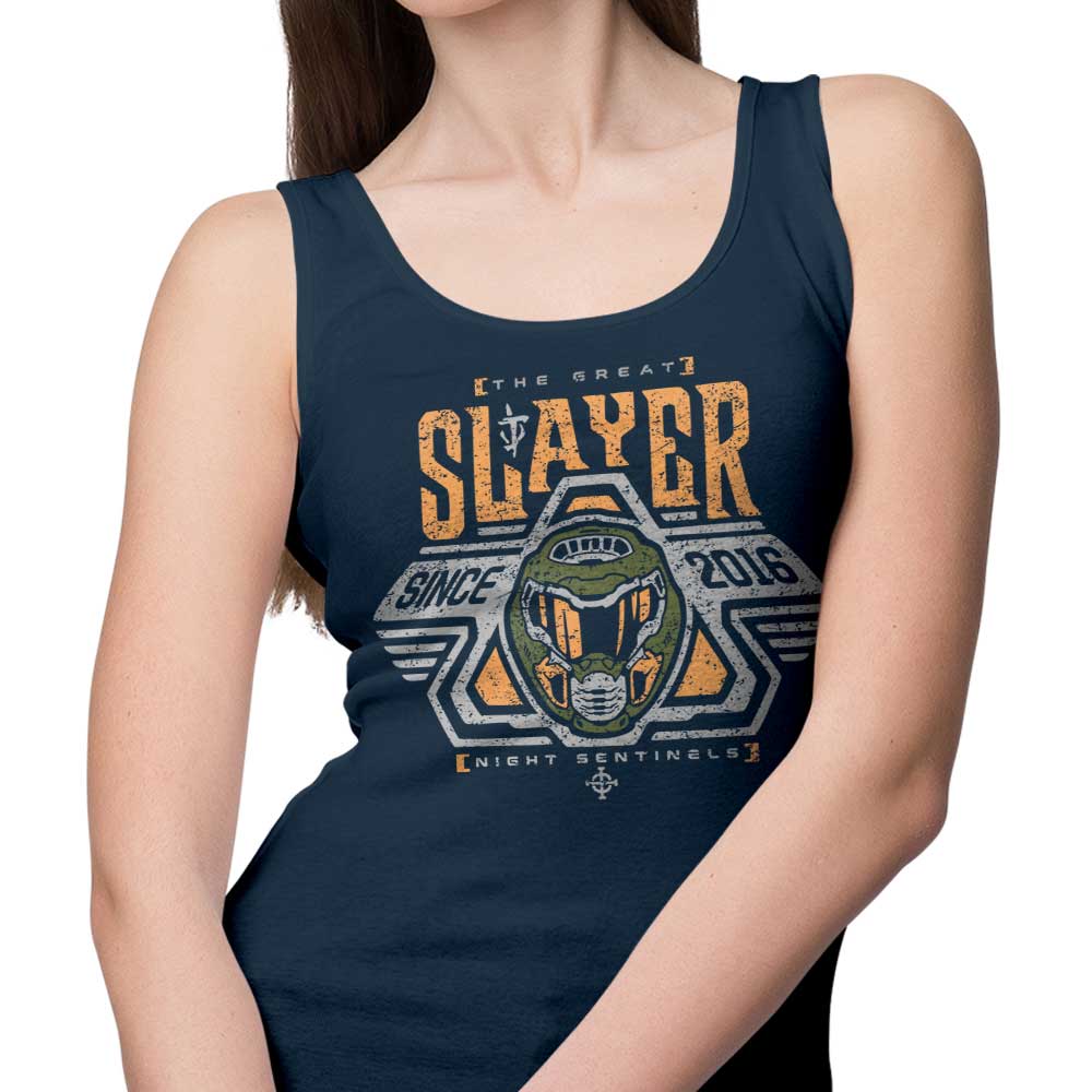 Comfortable Space Slayer Marine Unisex and Women's Tank Tops