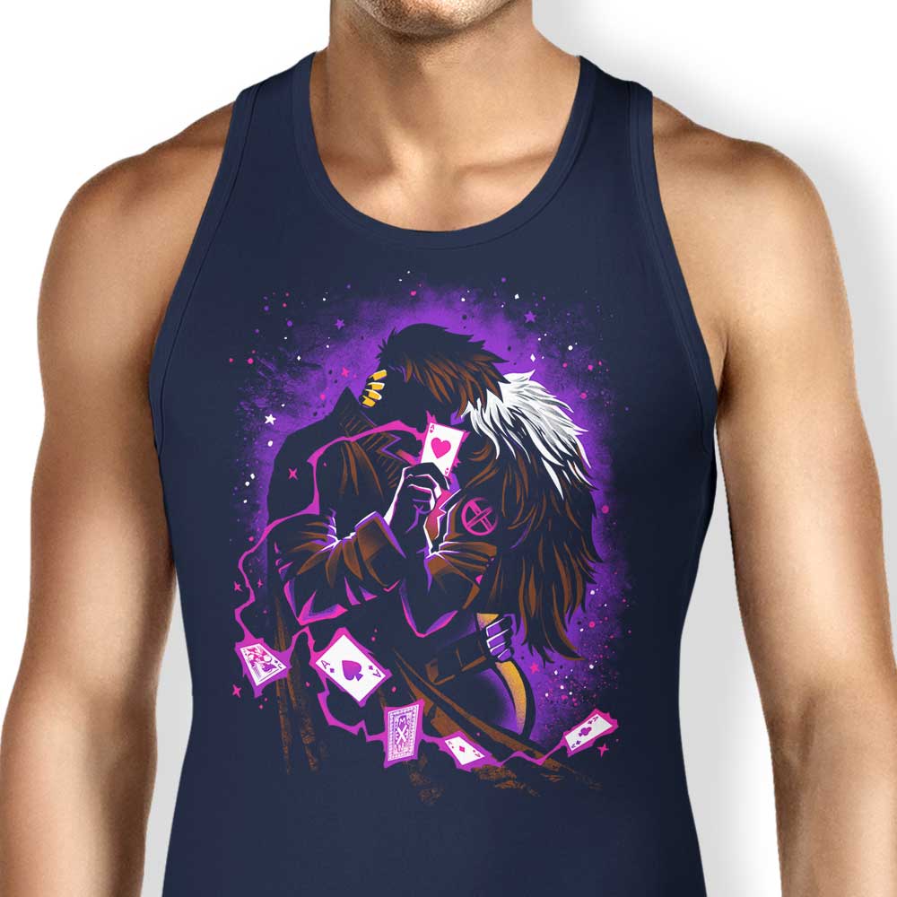 Alemaglia's Kinetic Kiss Stylish Tank Top for Fashionable Wear