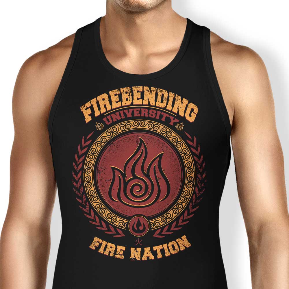 Firebending University Men's and Women's Unisex Stylish Tank Top Apparel