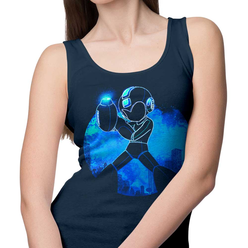 Blue Orb - Style Bomber Tank Top