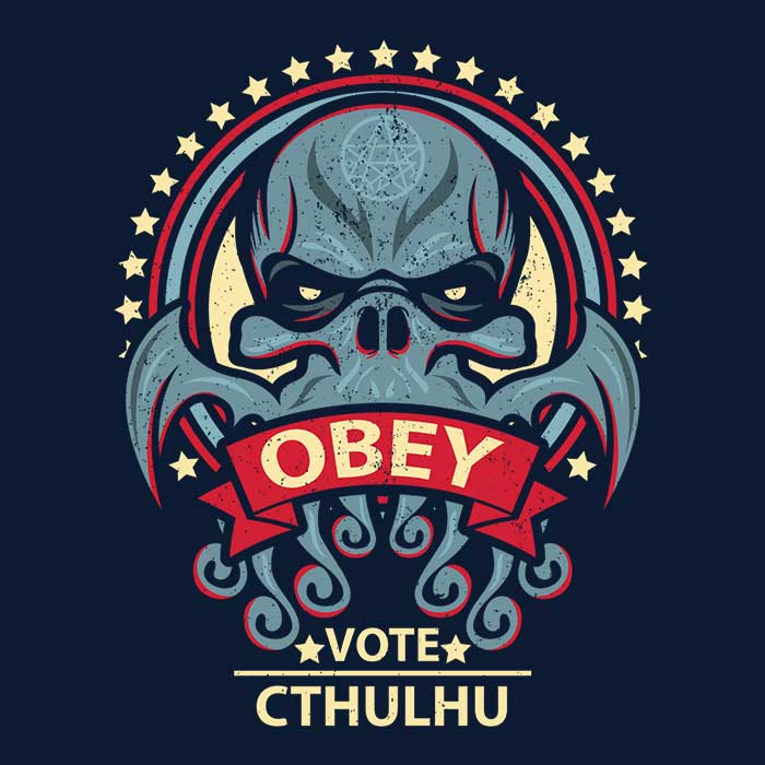 Vote Cthulhu Comfortable and Lightweight Tank Top for Men and Women