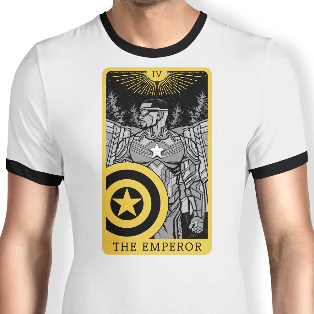 Danielmorris1993's 'Tarot: The Emperor' Men's Ringer Cotton T - Shirt