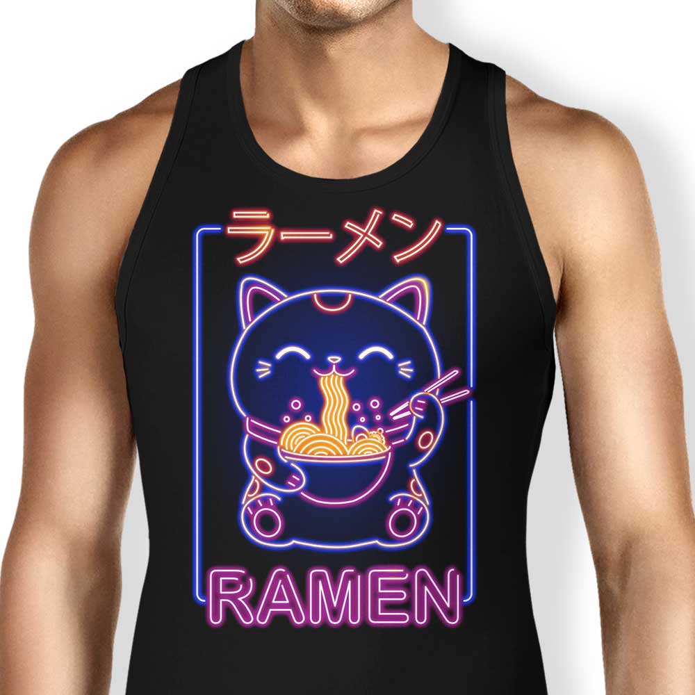 Neon Maneki - Neko Print Unisex and Women's Tank Top