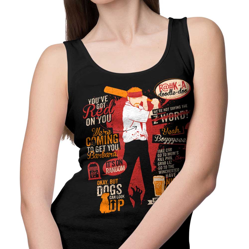 Shaun Quotes Inspirational Men's and Women's Unisex Tank Top Apparel