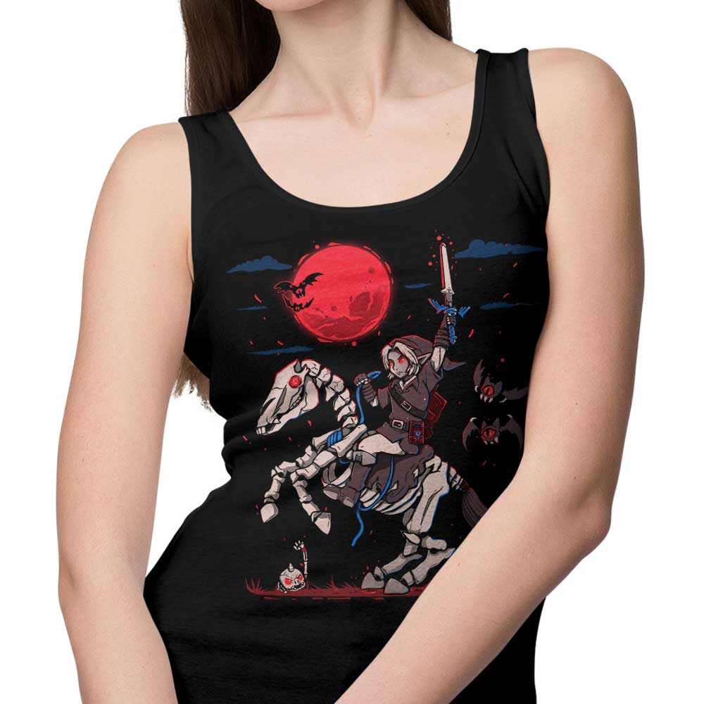 The Blood Moon Rises - Stylish Women's Tank Top by TechraNova