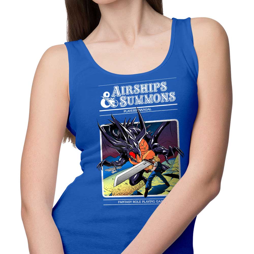 Coinbox Tees Airship and Summons Branded Men's and Women's Comfortable Tank Tops